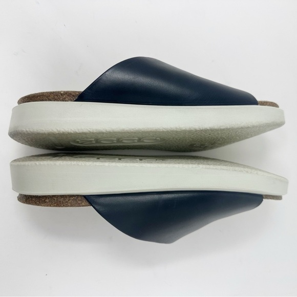 ECCO Corksphere Leather Slide Sandals - Picture 5 of 7